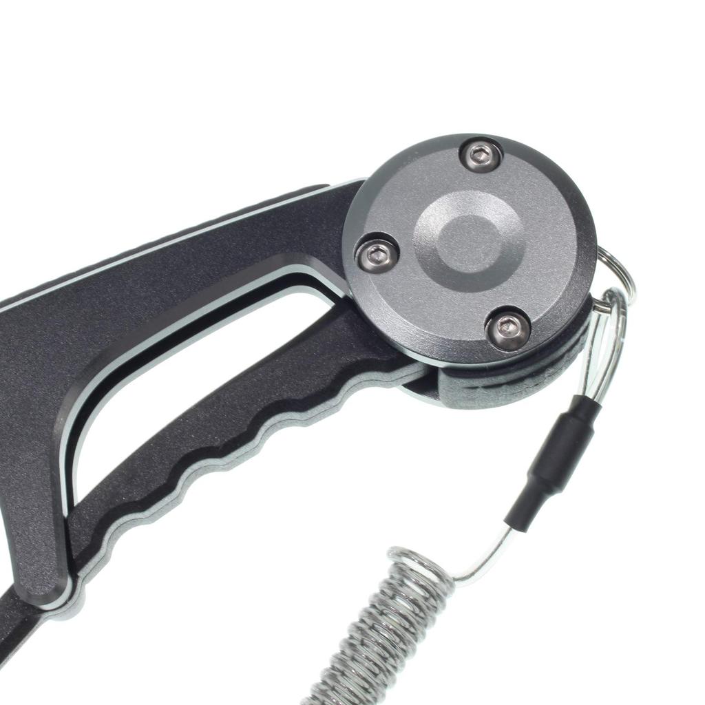 1091 Fish Aluminum Fish Fish Catcher (Iregui) Grip, Ultra-Lightweight Grabber, (Silver/Black)