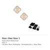 CHANEL Glaze Stud Fashion Colored Glaze Stud Earrings Women's Pearl White/Gold AB8403-B08242-NI454