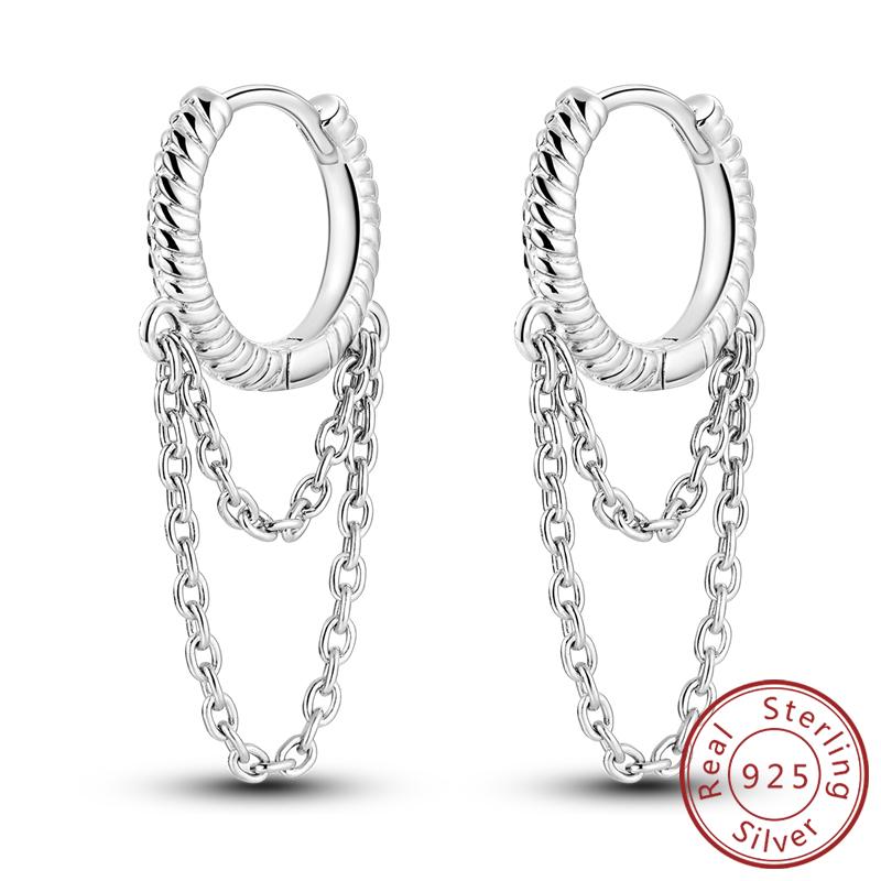 925 Sterling Silver Earrings Starry Pearl Devil Eye Simple Drop Stud Hoop Earrings for Women Girl Fashion Jewery Accessories