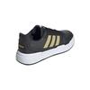 adidas Lite Baller Удобные Нескользящие Прочные Низкие Кеды для Скейтборда Унисекс Кроссовки Черные Золотые JR5235