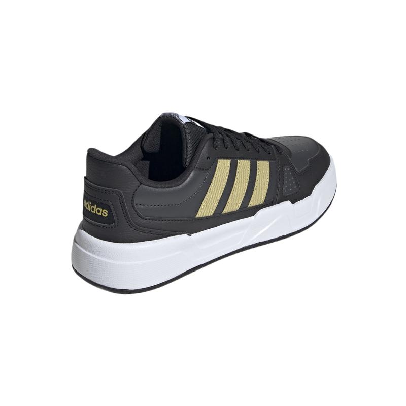 adidas Lite Baller Удобные Нескользящие Прочные Низкие Кеды для Скейтборда Унисекс Кроссовки Черные Золотые JR5235