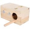 Bird Breeding Box Wooden Nesting Box House Warm Incubator Cage Pet Supplies