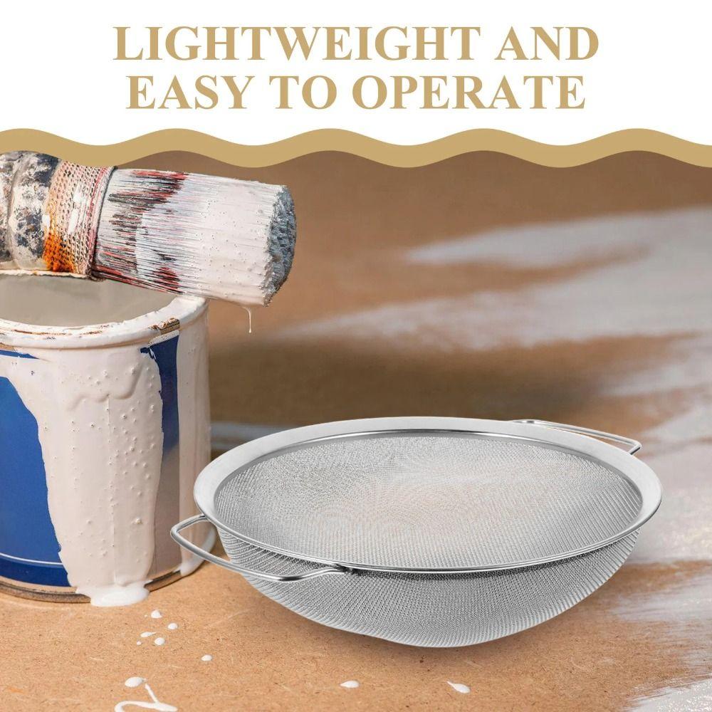 Emulsion Paint Stainless Steel Paint Strainer Reusable Fine Mesh Fine Mesh Filter Gallon Bucket Paint Filter Airless Sprayers