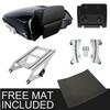 Motorcycle Razor Trunk Backrest Mount Rack Docking For Harley Touring Road King Glide 2014-2025