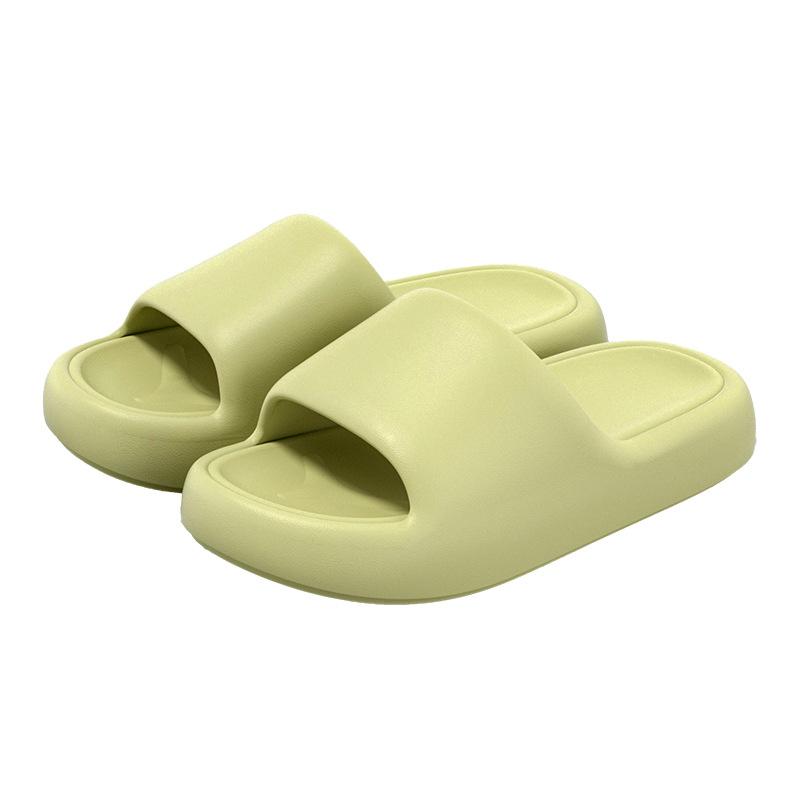Высококачественные крутые тапочки лето новые домашние для помещений ванные комнатные однословные нескользящие тапочки