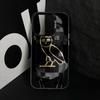 D-Dark O-Owl O-Night Чехол для телефона iPhone 17,16,15,14,13,12,11 Plus,Pro Max,XS,Красочный Серебряный Чехол для телефона Funda Cover