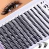 Wispy DIY Lash Extension Kit Natural Look Individual Lashes Kit False Eyelashes  for Beginners