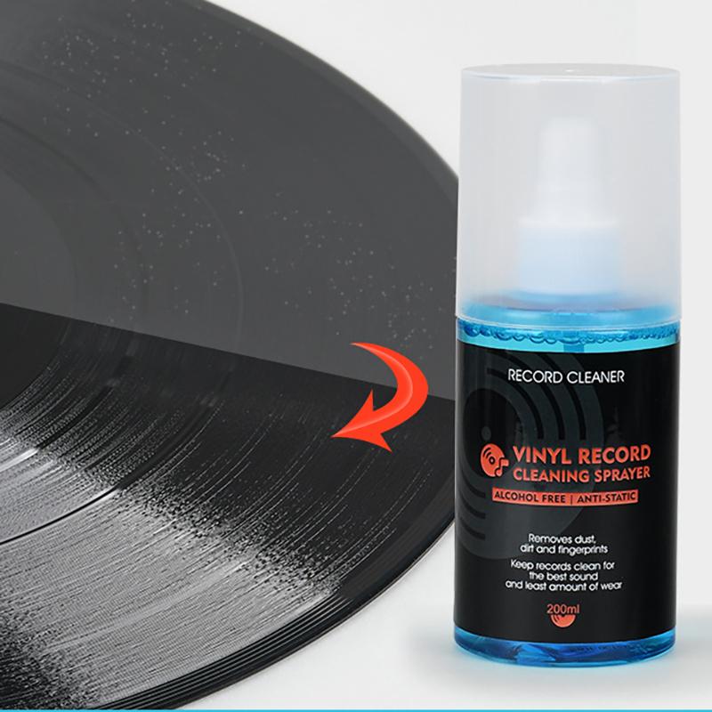 LP Record Cleaning Spray 120ml Anti Static Liquid for Turntable Vinyl CD Players Dust Off Clean Sound