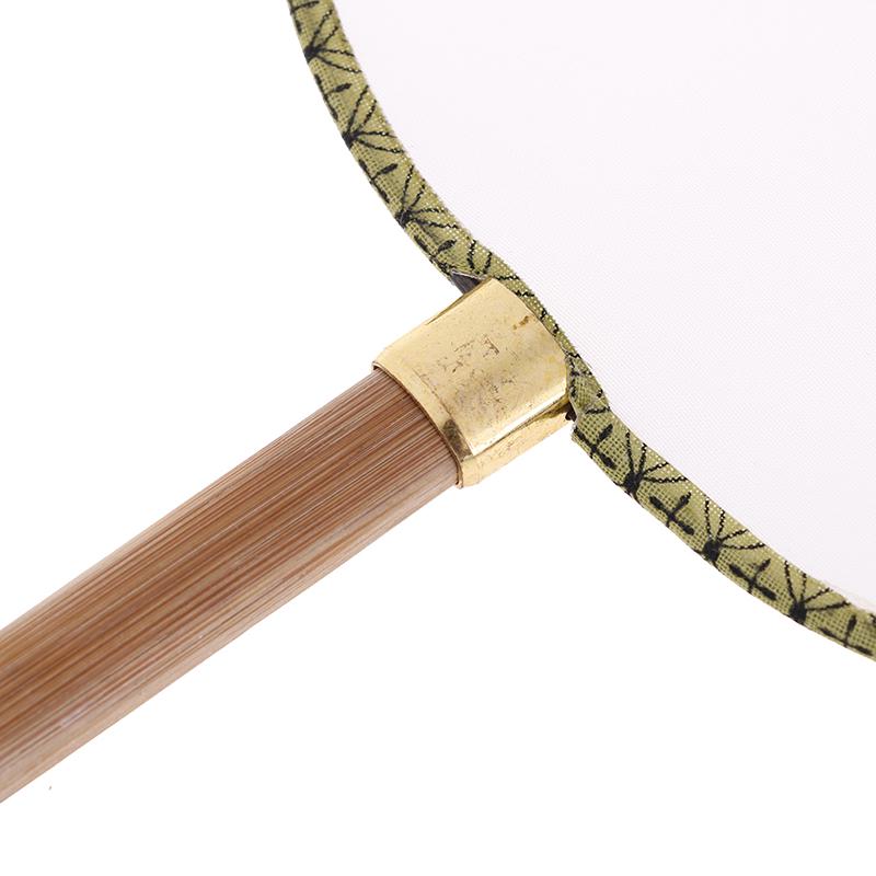 Белый элегантный ручной веер гонг-фан пустая детская художественная роспись веера своими руками