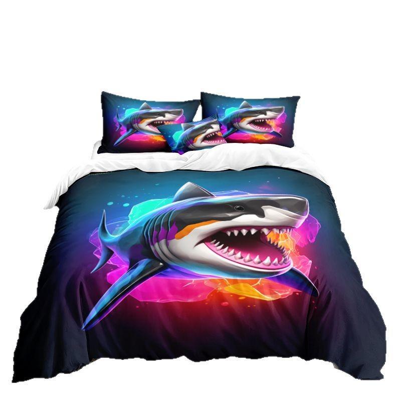 Модная технология печати, 3D цифровая печать, постельное белье, пододеяльники, наволочки, комплекты из трех предметов