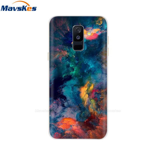 Силиконовый чехол для Samsung Galaxy A6, чехол для двух SIM-карт, Sm A600 A600f, чехол для Samsung A6 Plus A605 A605f, чехол