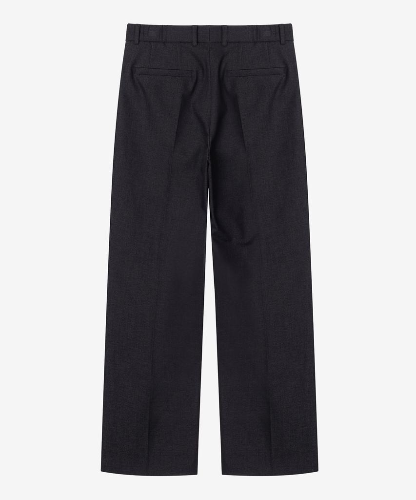 MINDBRIDGE [Couture] Denim-Like Wide One-Pleat Pants Mypt6173