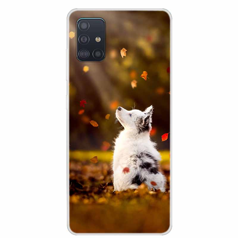 Для чехла Samsung Galaxy A71 A51 M31 Чехол M31S Мягкий силиконовый задний чехол для Samsung A71 M31S Чехол A 51 Ударопрочный чехол M31 Чехол