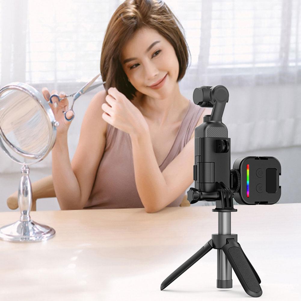 Защитный чехол с креплением «холодный башмак» и удлиненным регулируемым защитным крепежным кронштейном для камеры DJI OSMO Pocket 3