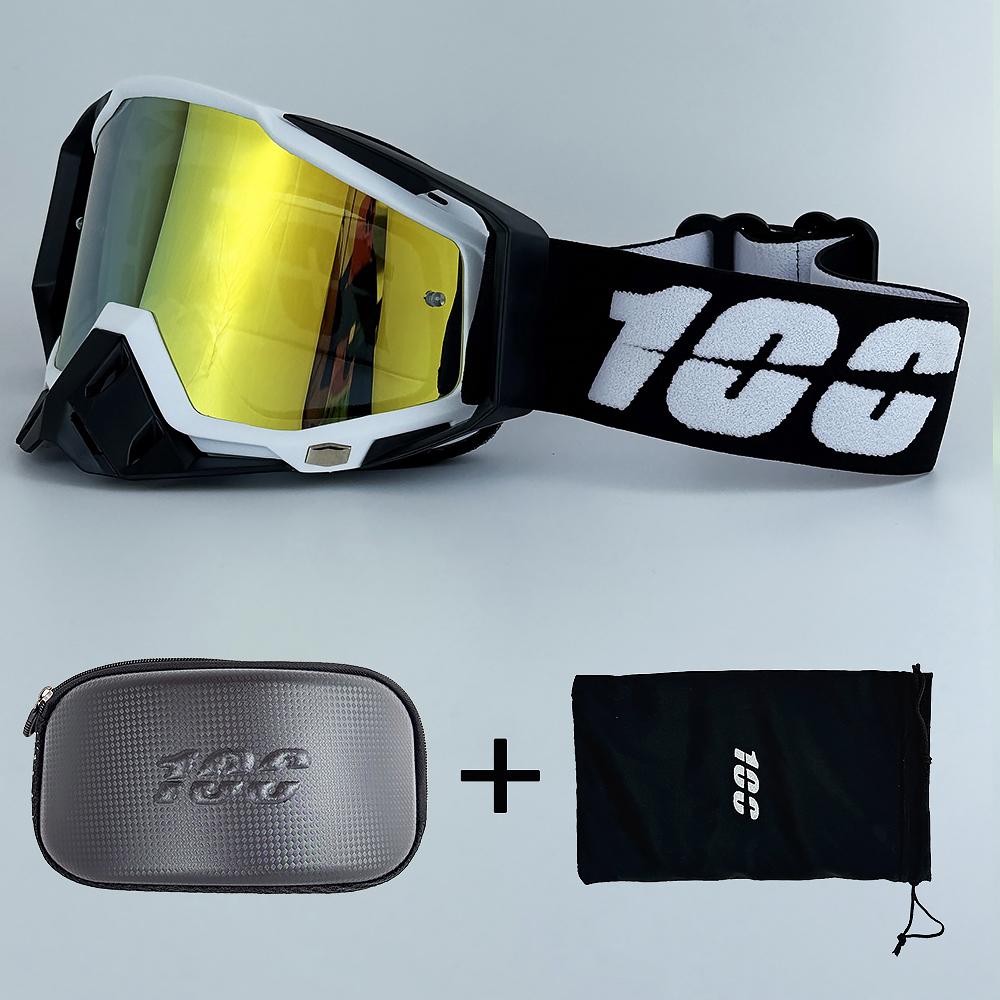 100 Motocross Goggles HD Lens Men Motorcycle Eyeglasses Riding Glasses Women Moto MX MTB Sunglasses Dirt Bike Accessories