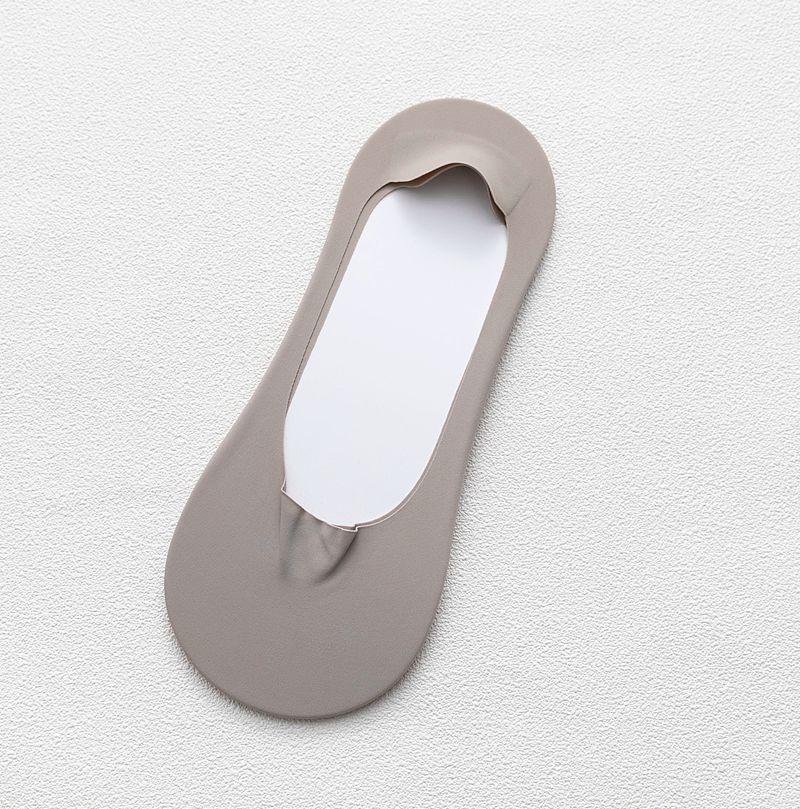 Летние сетчатые дышащие низкие носки, мужские силиконовые нескользящие невидимые носки, повседневные однотонные носки из ледяного шелка