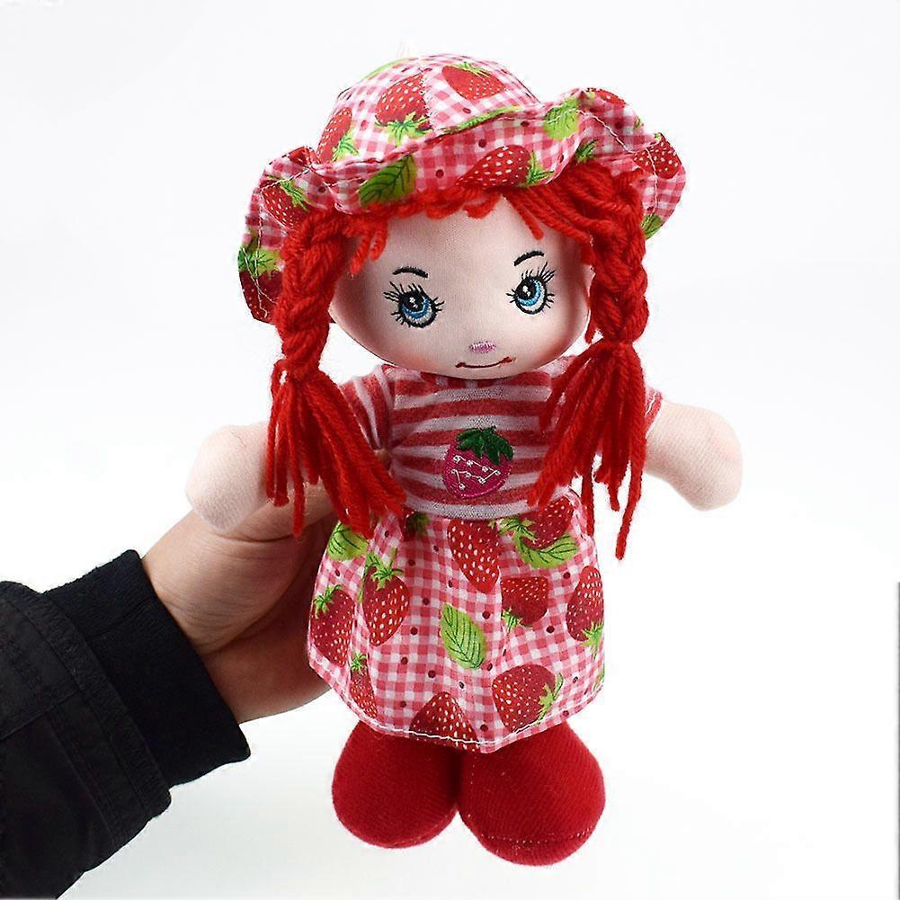Cute Doll Fruit Clothes Girl Plush Toy Kids Gift 25cm