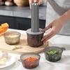 USB Rechargeable Electric Meat Grinder Plastic Baby Food Processor Food Grinder  Vegetable Prep