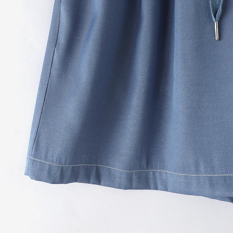 ZANZEA Женские повседневные свободные летние шорты с эластичной резинкой на талии