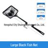 Telescopic Stainless Steel Fishing Net with Plastic Bag for Aquarium and Fish Tank.