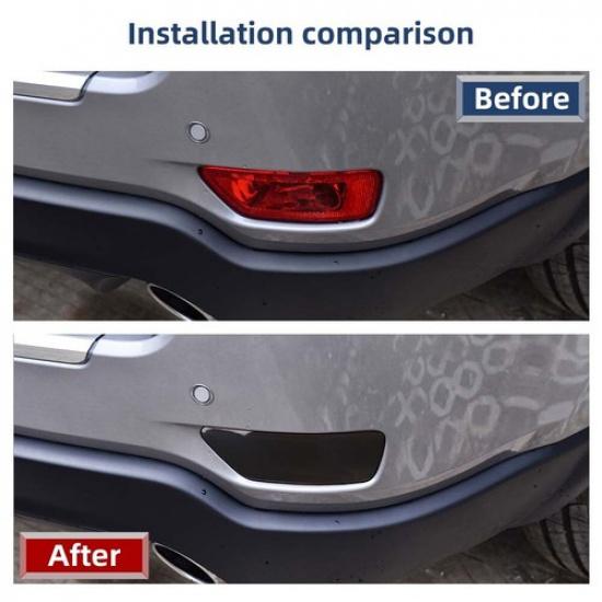 Зачерненные накладки-безели на задние противотуманные фары для Jeep Grand Cherokee 2011-20