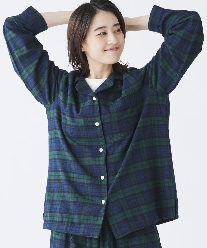 LL Bean Scotch Plaid Flannel US Indigo 1000089130 Women's Pajamas, Plaid, Fit, Petite, Medium, Tartan, Blue,