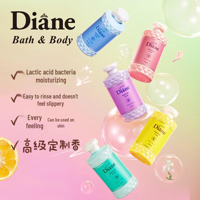 Увлажняющий гель для душа Moist Diane с молочнокислыми бактериями и белым чаем