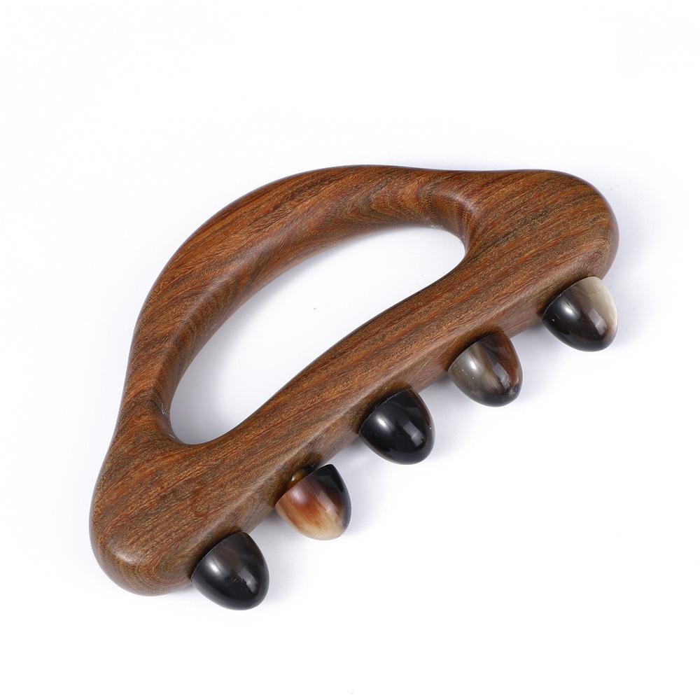 Sandalwood Cow Horn Massage Comb