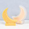Moon Silicone Mould Moon Shaped Candle Molds DIY Soap Casting Molds Handmade Resin Molds for Eid Ramadan Decorations