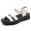 Fashion Women Wedge Sandals Fashion Hollow Cowhide Beach Sandals Ladies Non Slip Lightweight Platform Sandalias Mujer Casual Summer Shoe