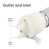 R365 Micro Water Pump Motor DC 12V 1.9L/Min Mini Self Priming Pump Silent Electric Diaphragm Pump for Water Dispenser
