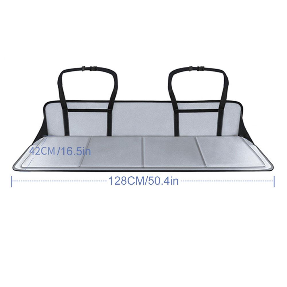 Коврик для сна на заднее сиденье автомобиля, складная удлинительная доска, специальный подголовник для кемпингового коврика 16,5 X 50,4 дюйма, дорожные принадлежности