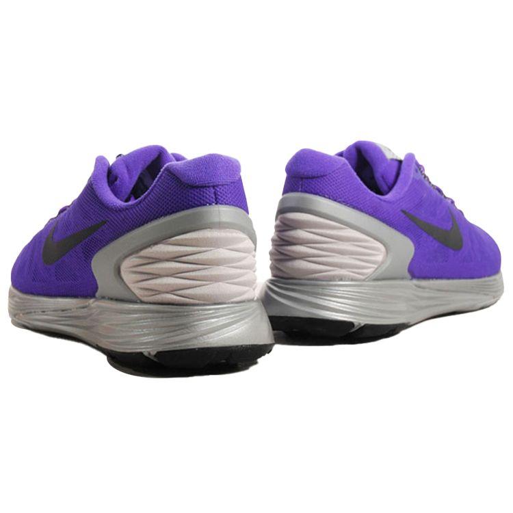 Nike Женские кроссовки LunarGlide 6 Flash Фиолетовый Hyper-Grape Светоотражающий серебристый 683652-500