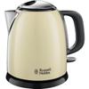 Компактный чайник Russell Hobbs 24994-70 Colours Plus — 1 л, быстрый, фильтр против накипи, кремовый