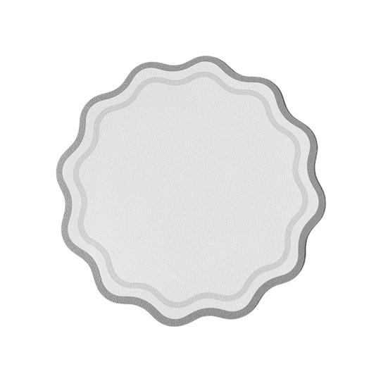 Салфетка из искусственной кожи с фестончатым краем, термостойкая, нескользящая, с теплоизоляцией, водонепроницаемая, для защиты и украшения обеденного стола, подставка, кухонные принадлежности