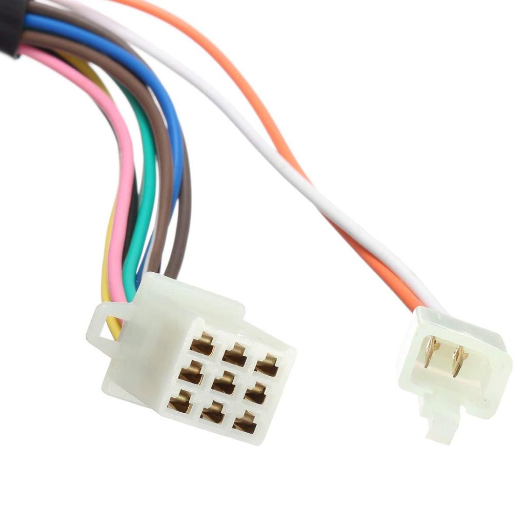 HANSWD 7/8'' 22mm Motorcycle ATV Handlebar Control Switch Headlight Fog Lamp Turn Signal Horn