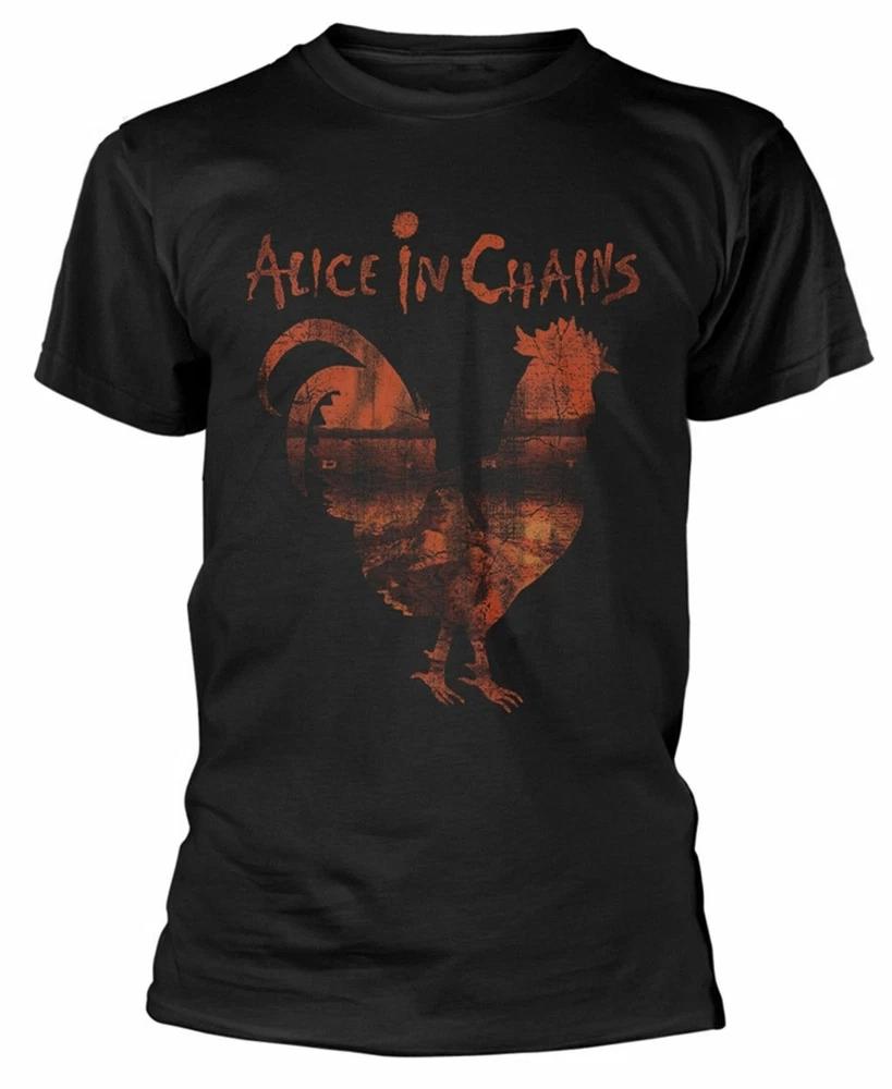 Официальная футболка Alice In Chains Петух Обложка альбома Dirt Черная Унисекс Метал Рок