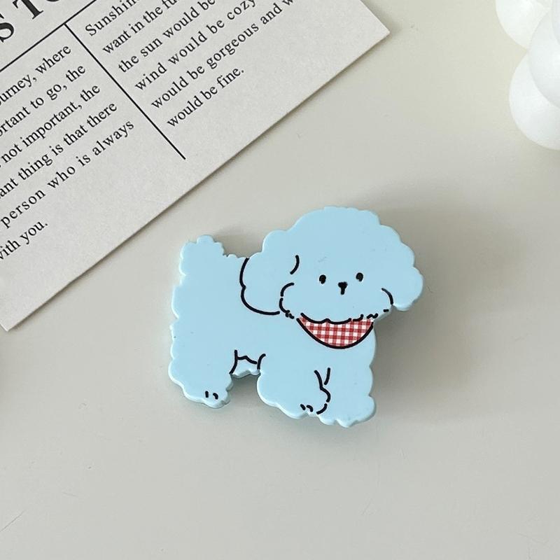 Милая мультяшная собака акриловая заколка для волос для женщин и девочек заколки для волос с животными индивидуальные милые заколки челки заколки аксессуары для волос