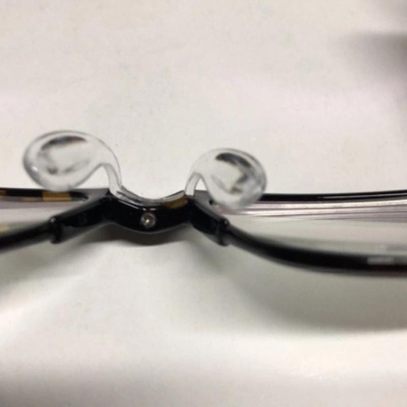 Single-Hole Snap-In One-Piece Nose Pad Saddle Eight-Shaped U-Shaped Nose Pad Nose Clip Nose Bridge Glasses Accessories