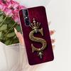 Чехол-крышка для Vivo V15 Pro Роскошный А-Я Буквы Модная Корона 2D Расписной Силиконовый Чехол для V15 Pro Vivo 1818