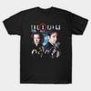 Мужская черная футболка с принтом The X Files Печать методом термопереноса без вырезания Хлопковая футболка