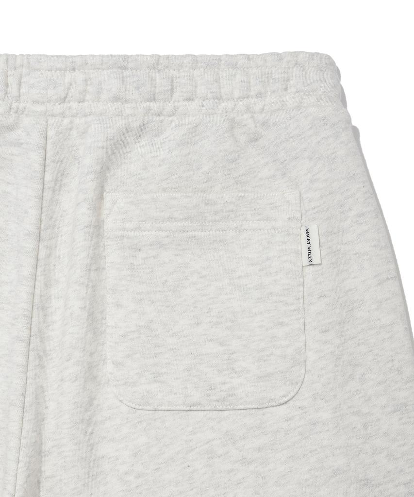 WACKY WILLY Women'S Semi-Wide Sweatpants Oatmeal