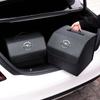 Portable Leather Car Trunk Organizer Box Storage Bin For Opel Astra Grandland Corsa Mokka Frontera Insignia Zafira Vivaro Karl