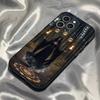 Готический чехол для телефона S-Сатана Ведьма для iPhone 16,15,14,13,12,11,Pro,Max,Plus,X,XS,SE4,E,Mini, Мягкий черный чехол