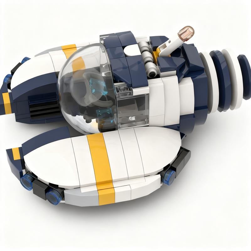 281 шт. MOC Subnautica Seamoth Модель Строительные Блоки Конструктор Рождественские Подарки Игрушка Креативная DIY Идея Кирпичики Детская Архитектура