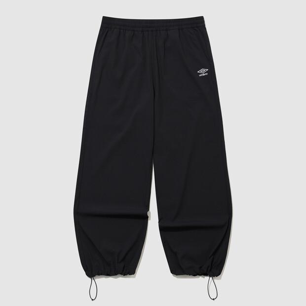UMBRO Ткань с эффектом жатки Широкие брюки Черные Ur221Cpt62