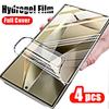 1-4pcs Hydrogel Film for Samsung Galaxy S24 Ultra S23 FE Screen Protectors Protective Front On S24 S 24 Plus S23fe No Glass