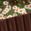 Brown garden palisade 25 cm