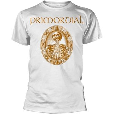 Футболка Primordial Искупление В Руках Пуритан Логотип Группы Новый Официальный Белый Размер XXL