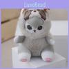 Charming Plush Raccoon Keychain Cozy Cuddly Toy Cute Character Soft Fur Decor
